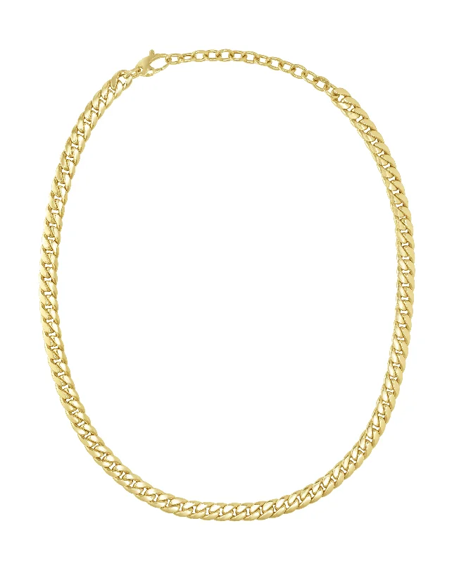 dainty necklaces for women-14K Gold Classic Cuban Link