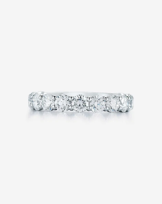 stackable engagement rings for women-Round 3/4 Diamond Band