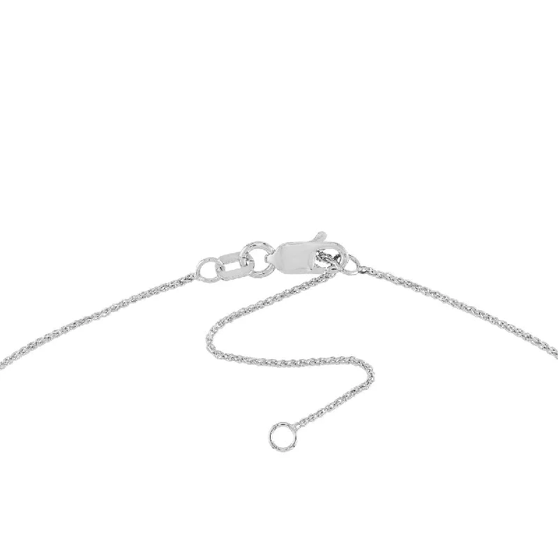 zodiac necklaces for women-White Gold 16-18" Wheat Chain