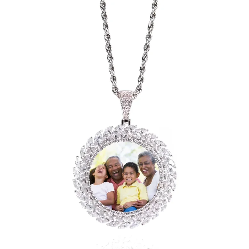 pearl necklaces for women-Eternal Radiance Photo Pendant