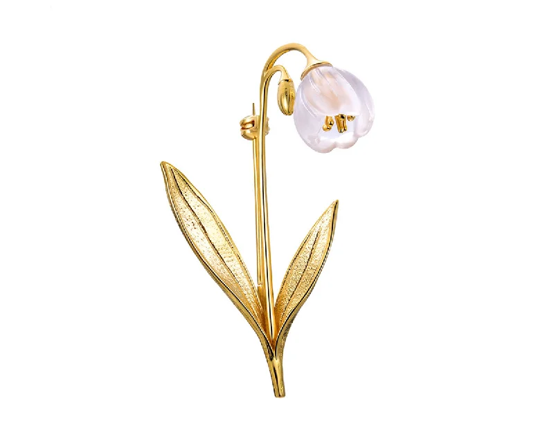 holiday brooches for women-Lily of the Valley Brooch