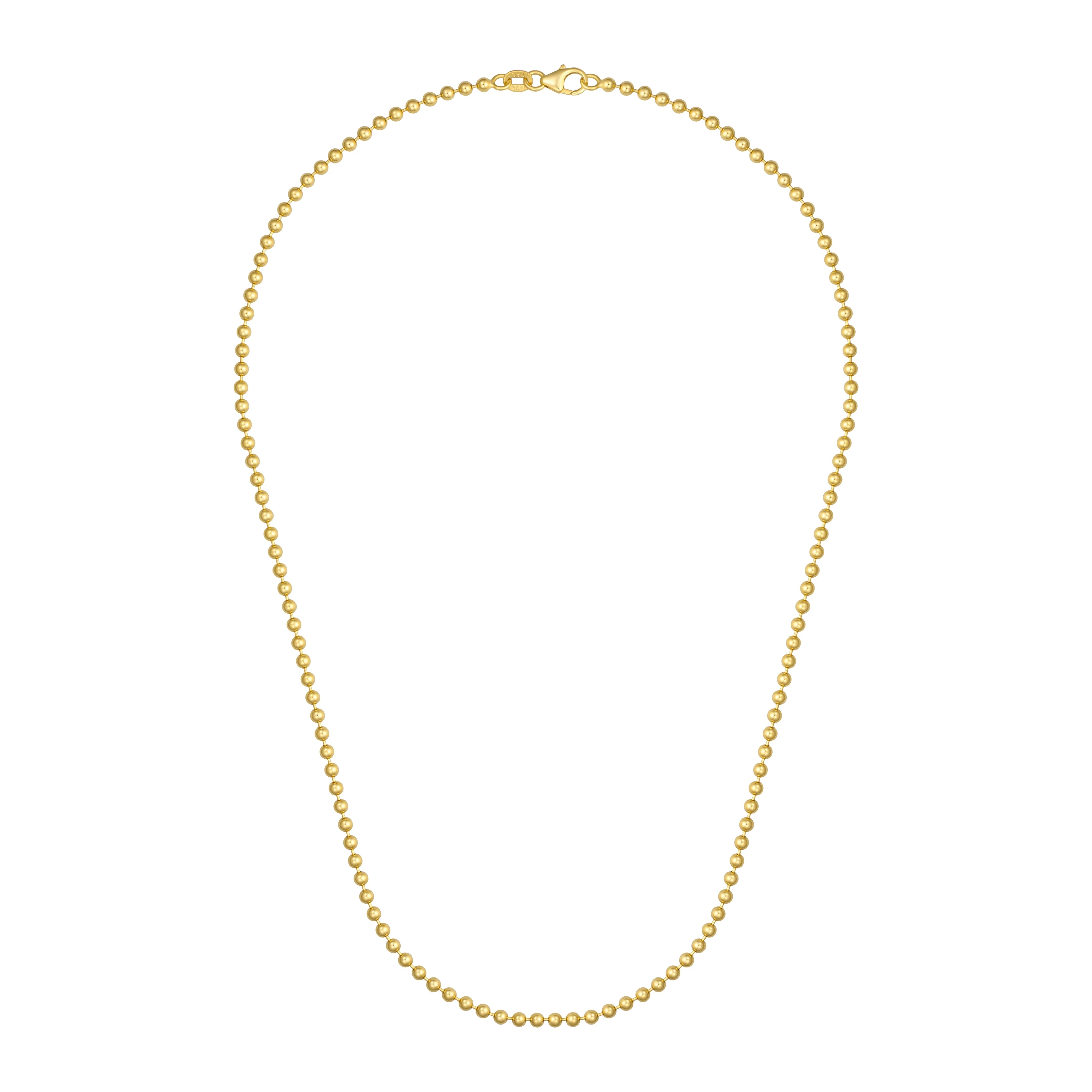 luxury diamond necklaces for women-Large Ball Chain