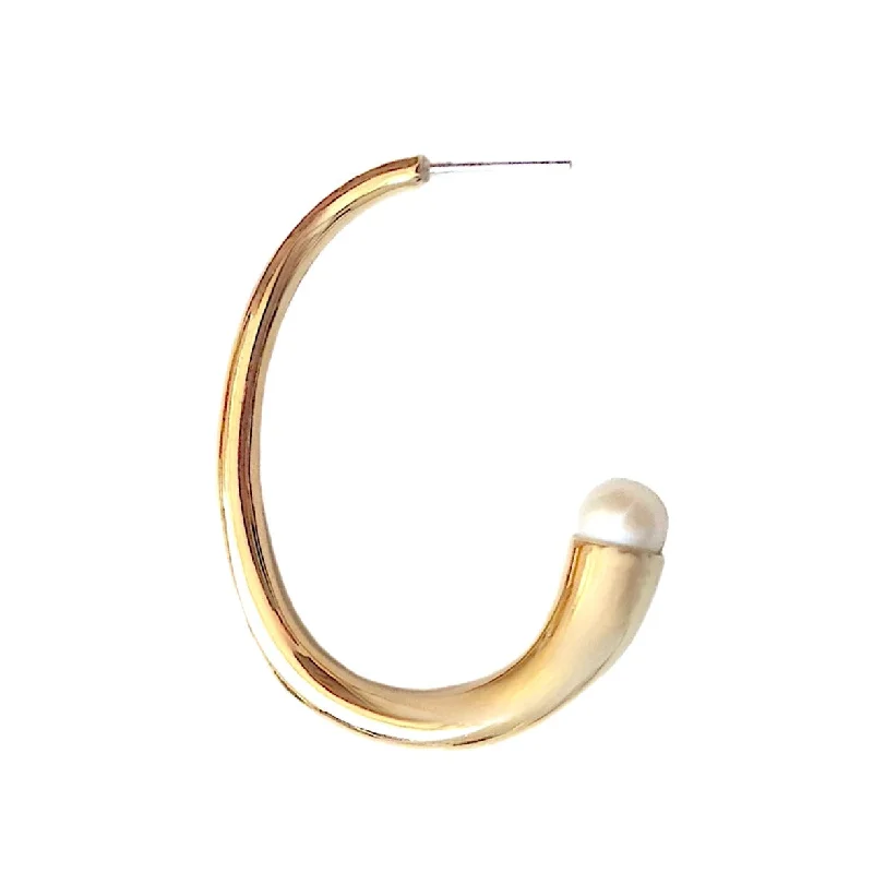 bridal earrings for women-Vine Hoops