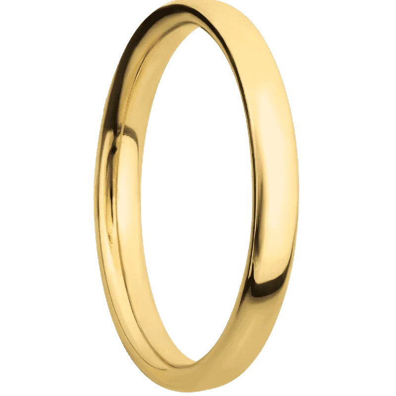 affordable engagement rings for women-14K Yellow Gold with Polish Finish