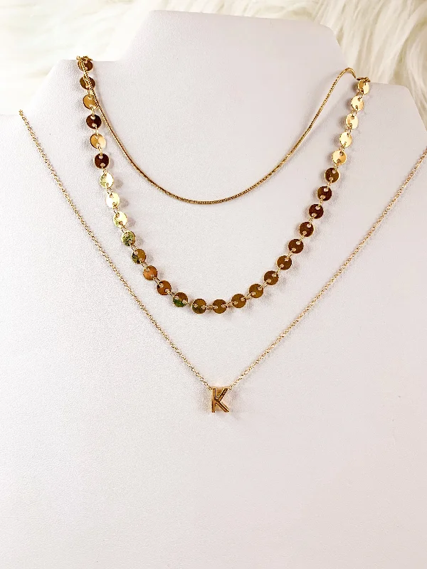 gold necklaces for women-Dainty Double 5.0