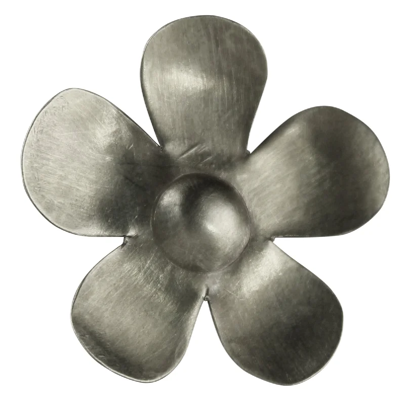 chic brooches for women-Gia Flower Brooch, Silver