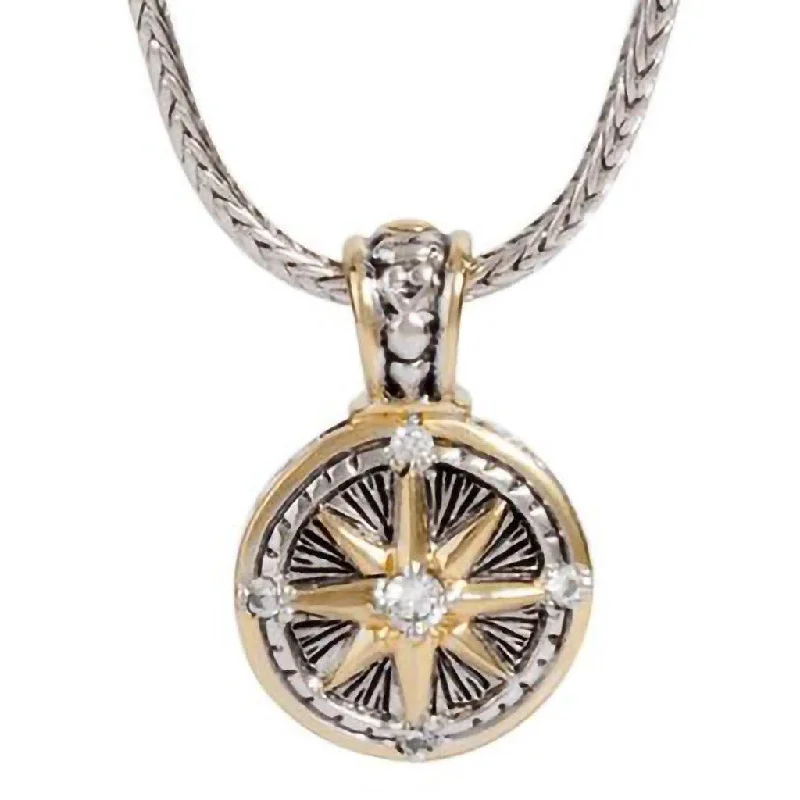 birthstone necklaces for women-John Medeiros : Little Inspirations Compass Slider Charm