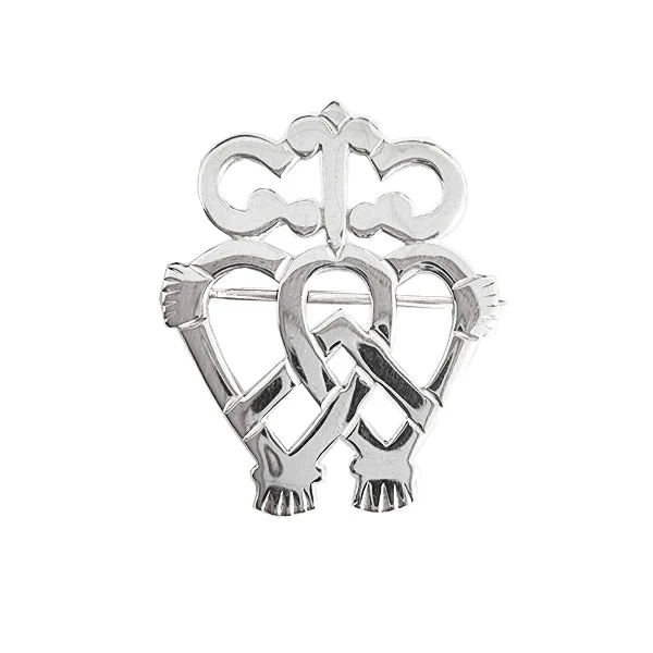 holiday brooches for women-SILVER TRADITIONS SCOTTISH LUCKENBOOTH BROOCH