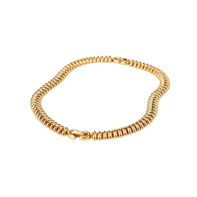 silver choker necklaces for women-Sofia Choker - Gold