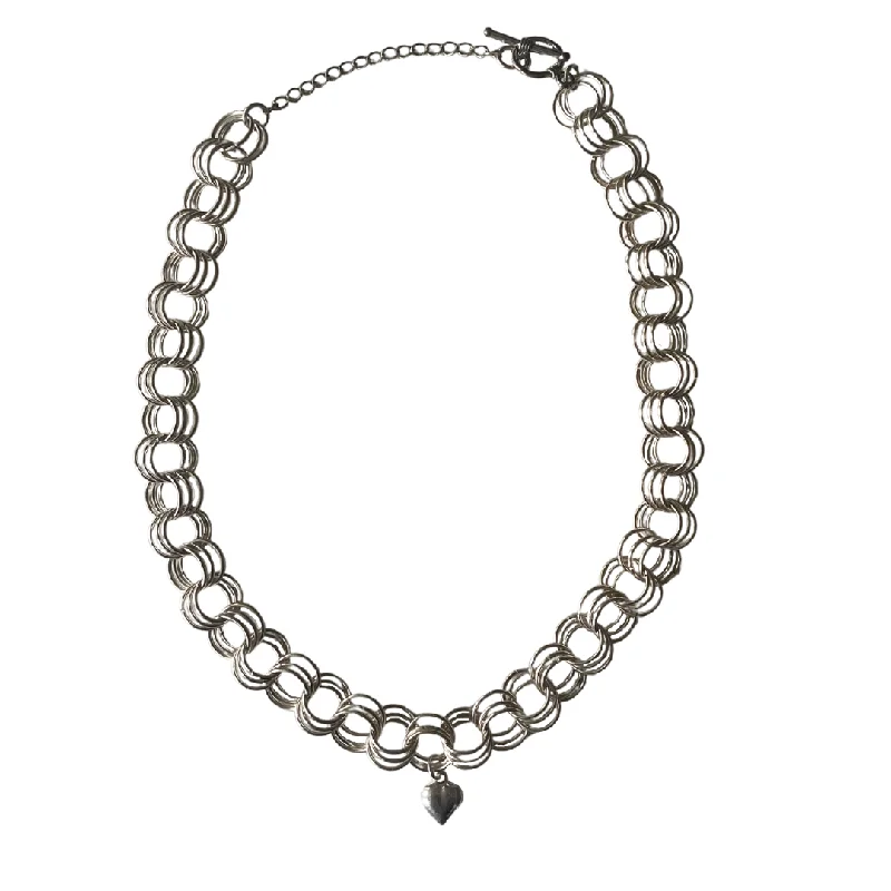 layered chain necklaces for women-The Christina Heart Choker