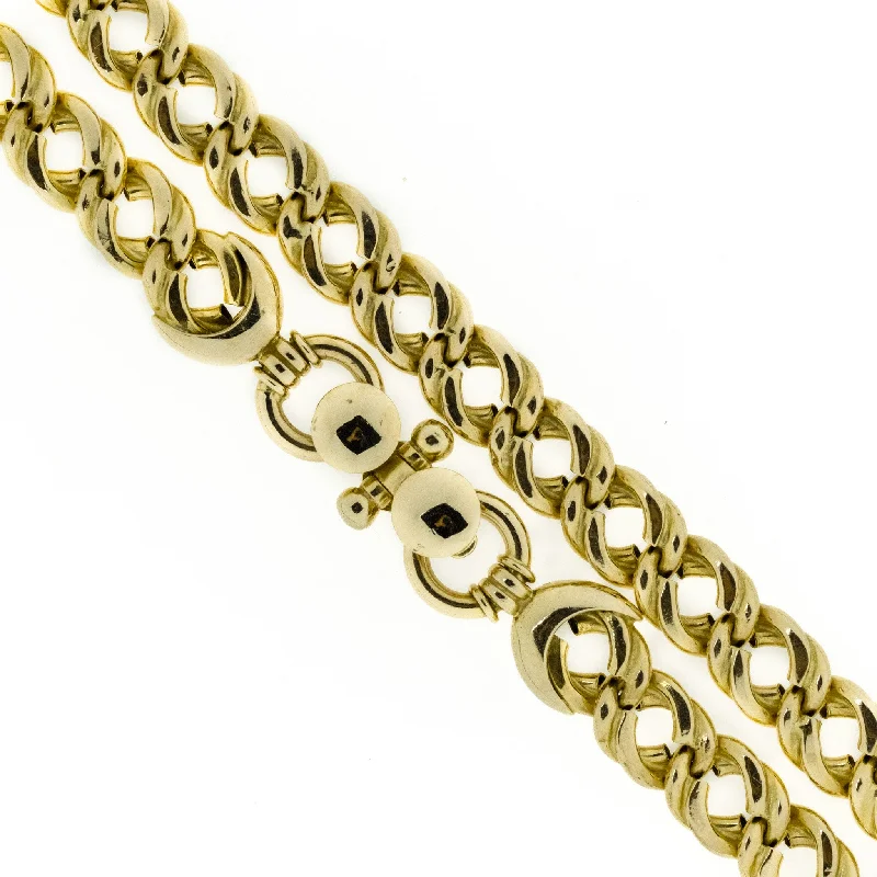 diamond statement necklaces for women-16" Fancy Fashion Chain in 14K Yellow Gold