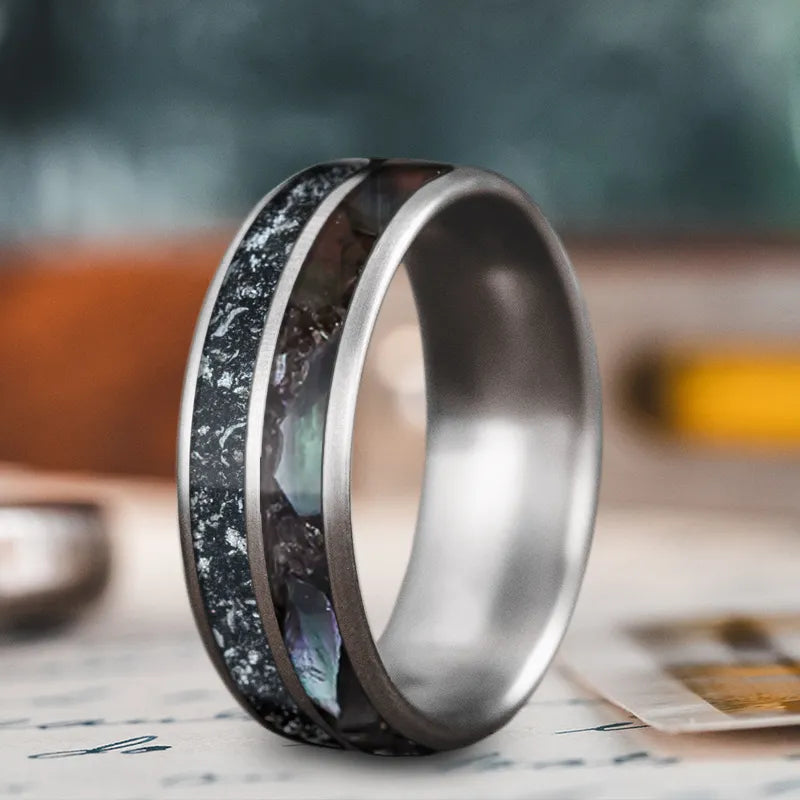 custom wedding rings for women-Custom Design - 2-Inlay Ring N7Ao_n5B6rbQT37RsC2l_W2K