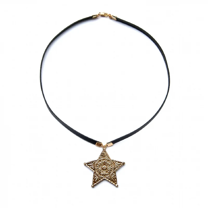 stylish necklaces for women-CONCHO STAR . necklet