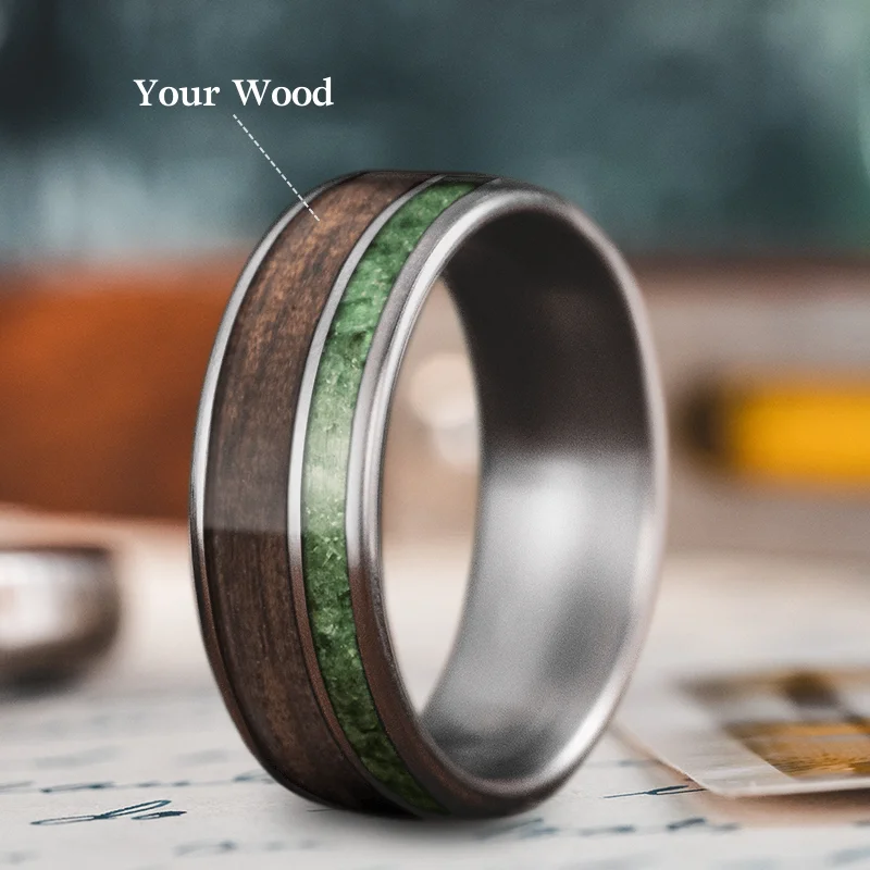 personalized name rings for women-Custom Design - 2-Inlay Offset zDQr9DehCqJHzata1OHv4-5Z