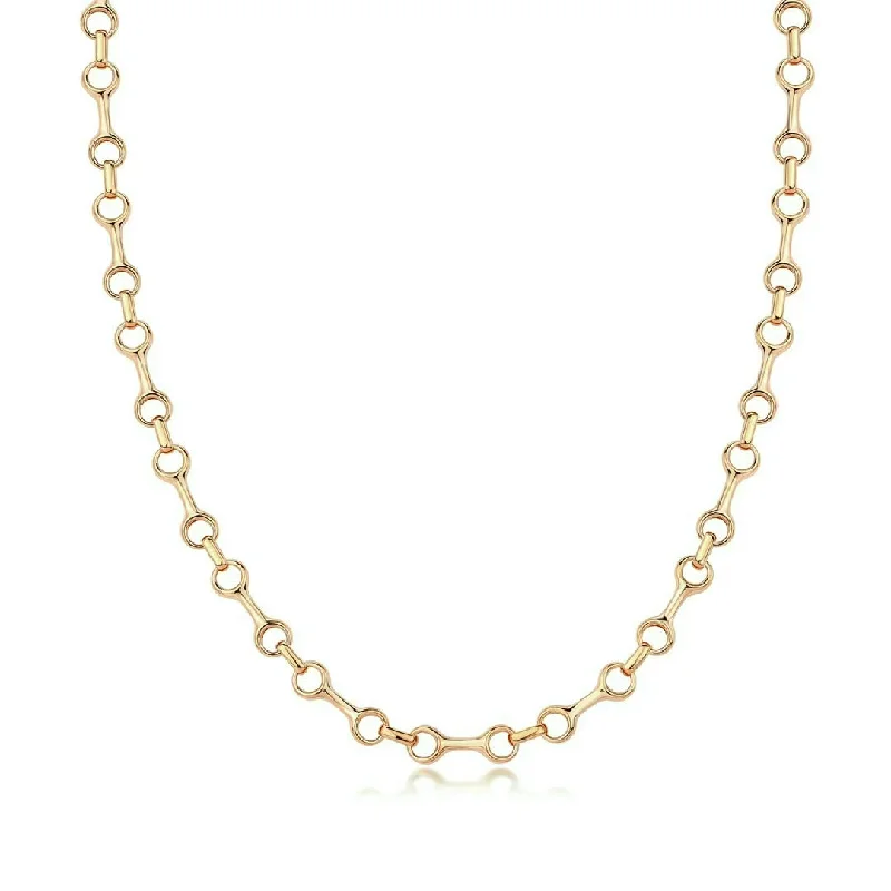 handmade necklaces for women-14k Gold Bone Chain