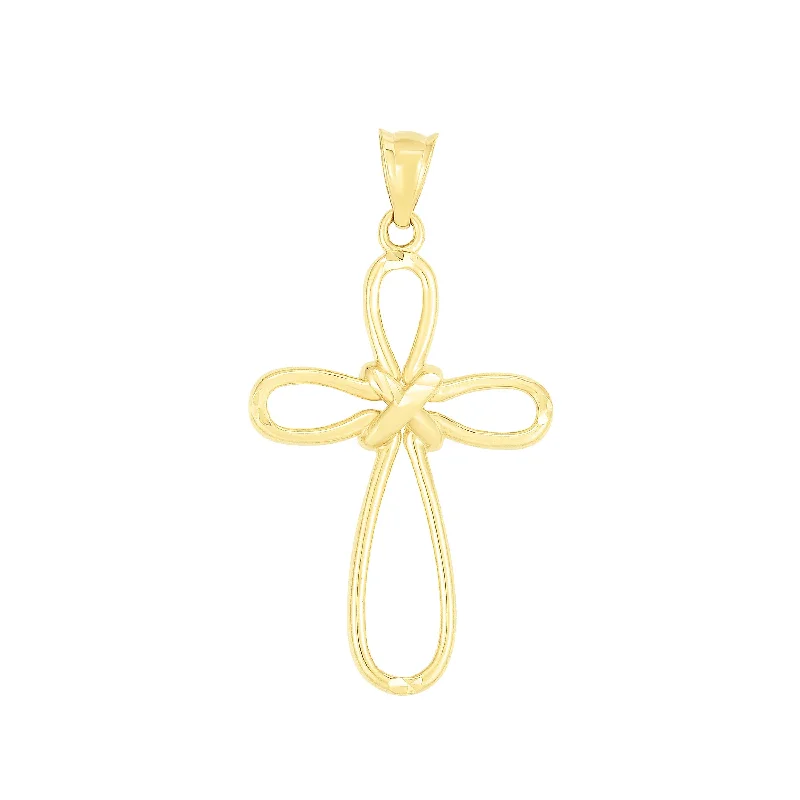 custom necklaces for women-14K Gold Cross