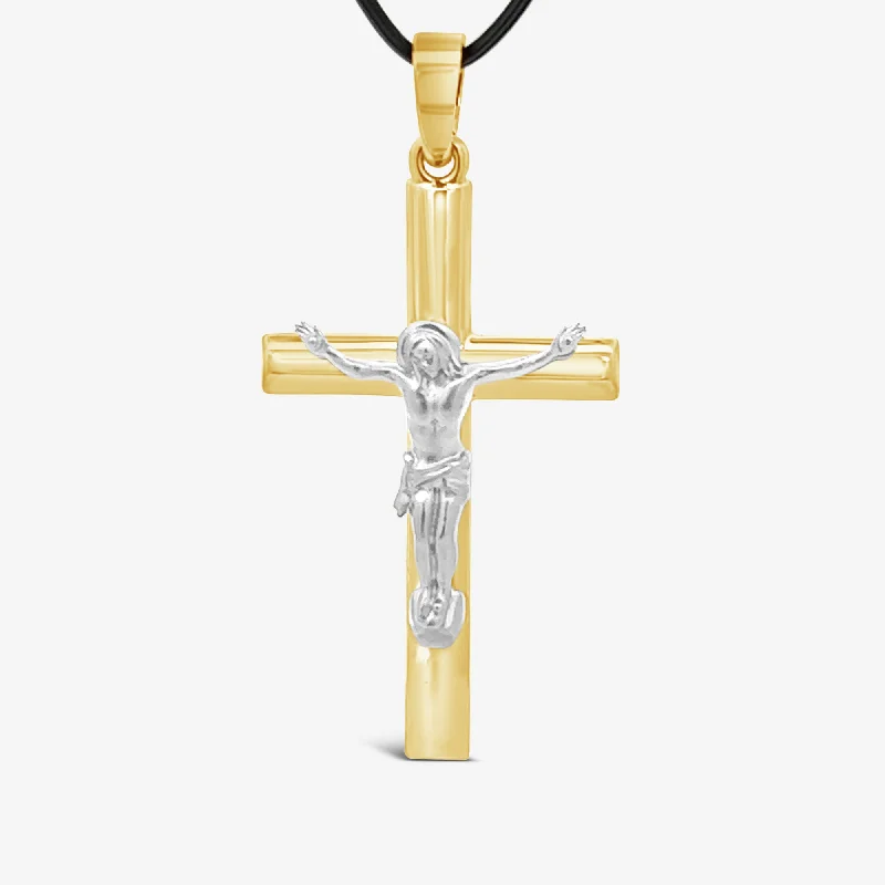 geometric necklaces for women-The Crucifix Cross