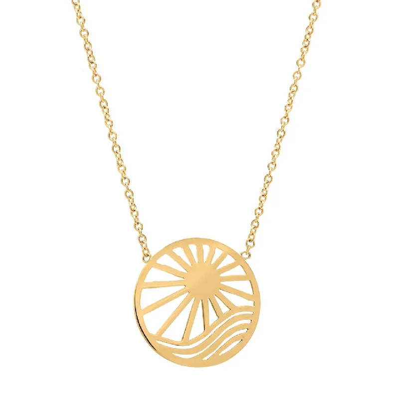 designer necklaces for women-Ocean Sunset