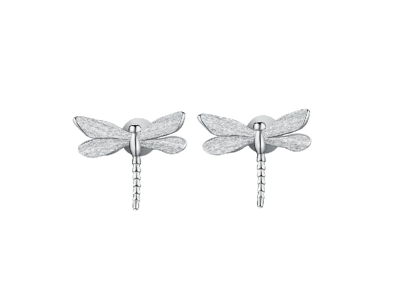 stud hoop earrings for women-Dragonfly Stud Earring