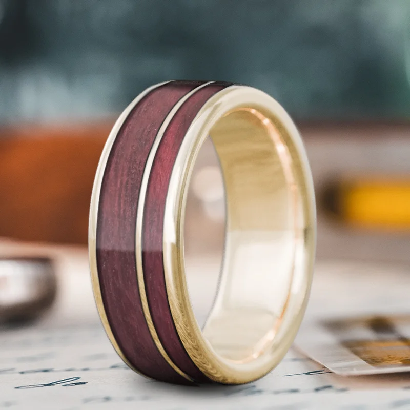 eco-friendly rings for women-Custom Design - 2-Inlay Offset txjAeLB7tiD95Nb60EVw7j5S