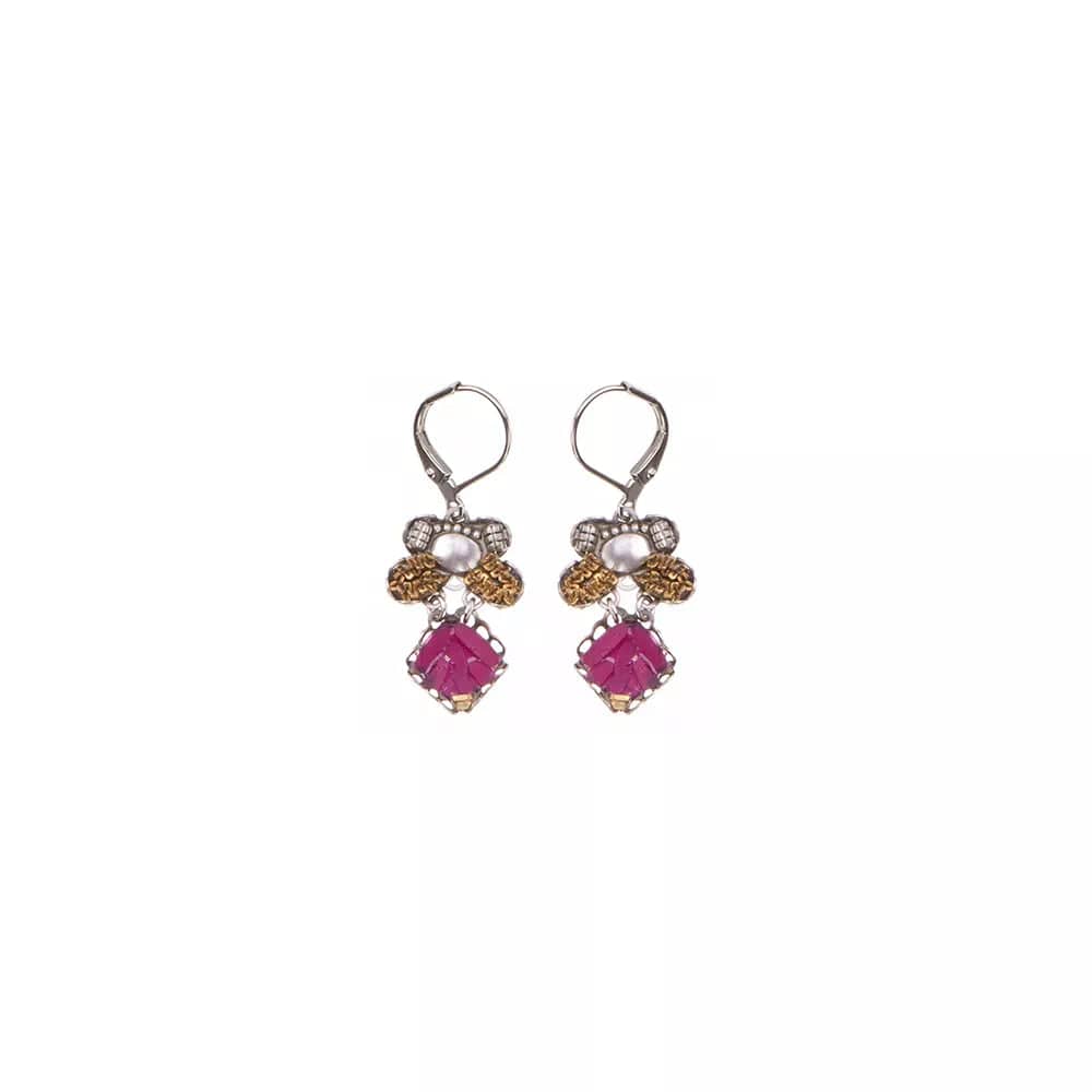 ethnic hoop earrings for women-Cherry Blossom Earrings