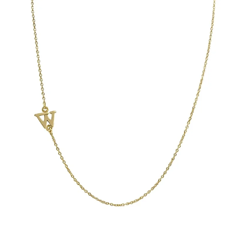 diamond necklaces for women-Stia : A Letter Close to the Heart - W