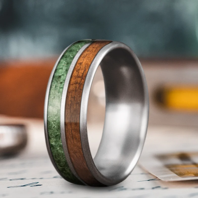 vintage wedding rings for women-Custom Design - 2-Inlay YvirtvSpLQn4n6MuoQtH1BRu