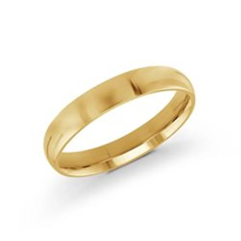 custom-designed engagement rings for women-14K Yellow Gold Comfort Fit Polished Band