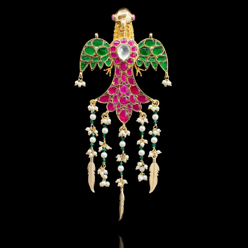 3D brooches for women-Peacock Brooch