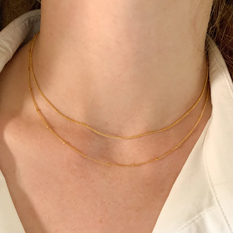 layered necklaces for women-Dainty Double 2.0