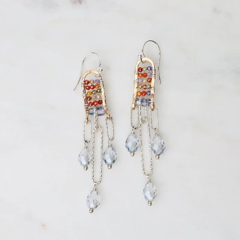 trendy earrings for women-Summer Rain Earrings