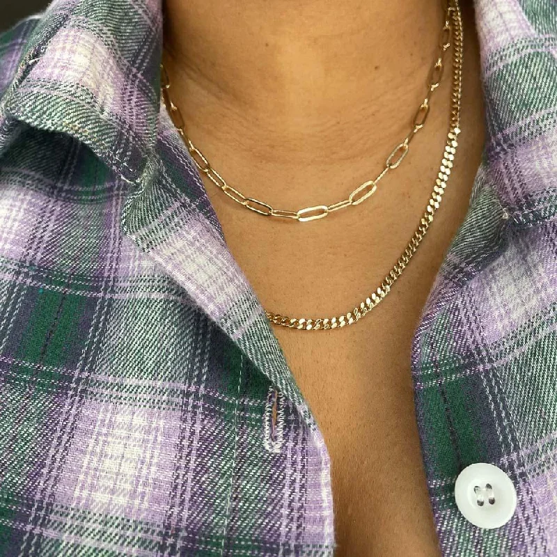 minimalist necklaces for women-Miami Cuban Link Chain