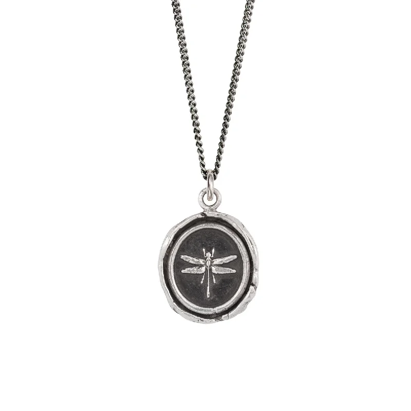 long pendant necklaces for women-Dragonfly