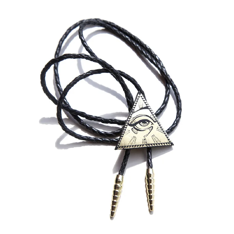 dainty necklaces for women-ALL SEEING EYE . bolo