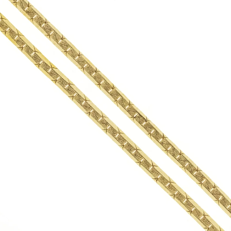 custom-designed necklaces for women-20" Fashion Chain in 14K Yellow Gold 15.3G