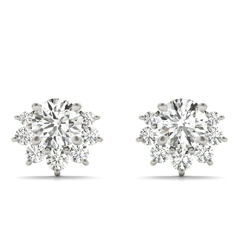 diamond drop earrings for women-14K Diamond Earring