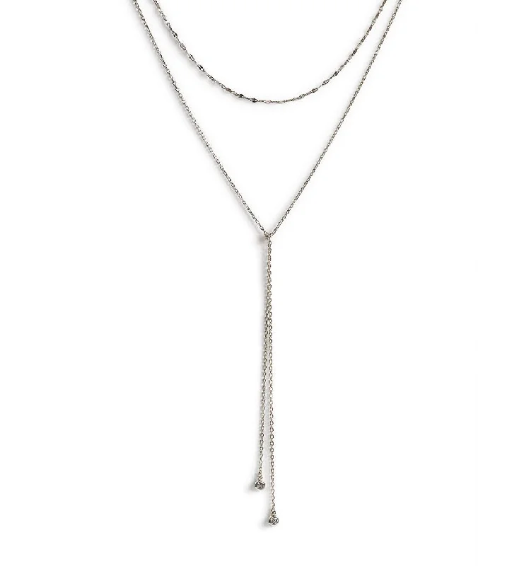 geometric necklaces for women-Lulu Choker Lariat