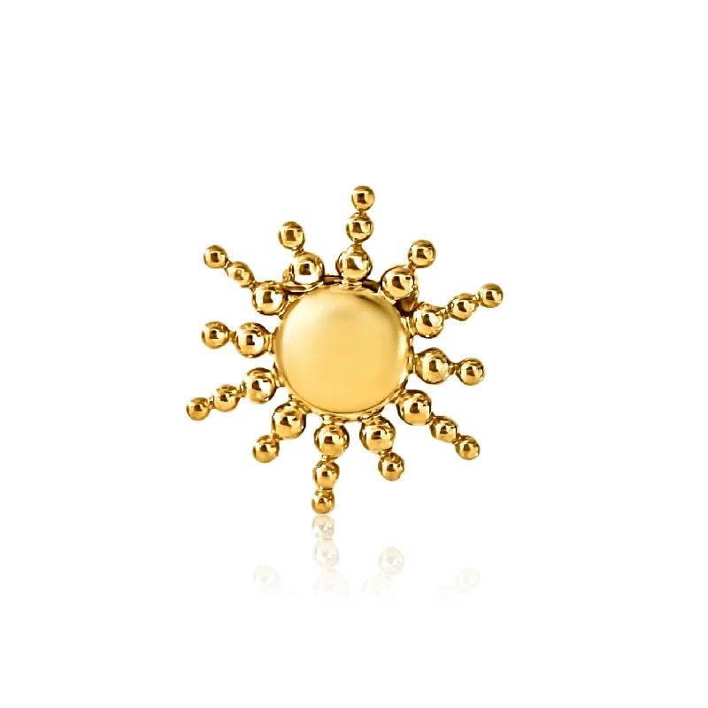 colorful gemstone brooches for women-Suri Sun Brooch